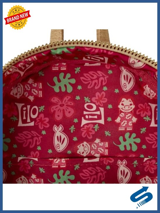 Disney Lilo and Stitch Mini Backpack - Faux Leather, Adjustable Straps main image 4